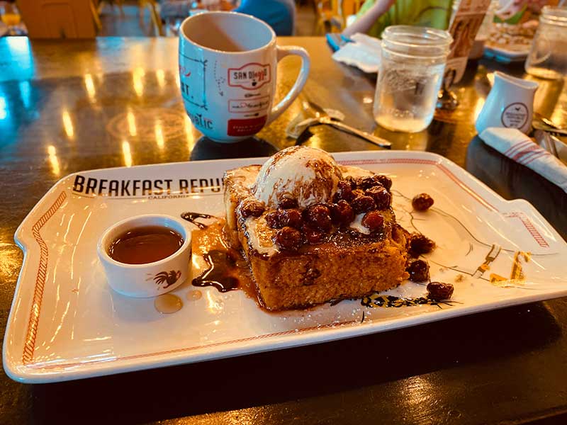 San Diego 3 Day Itinerary - Breakfast Republic