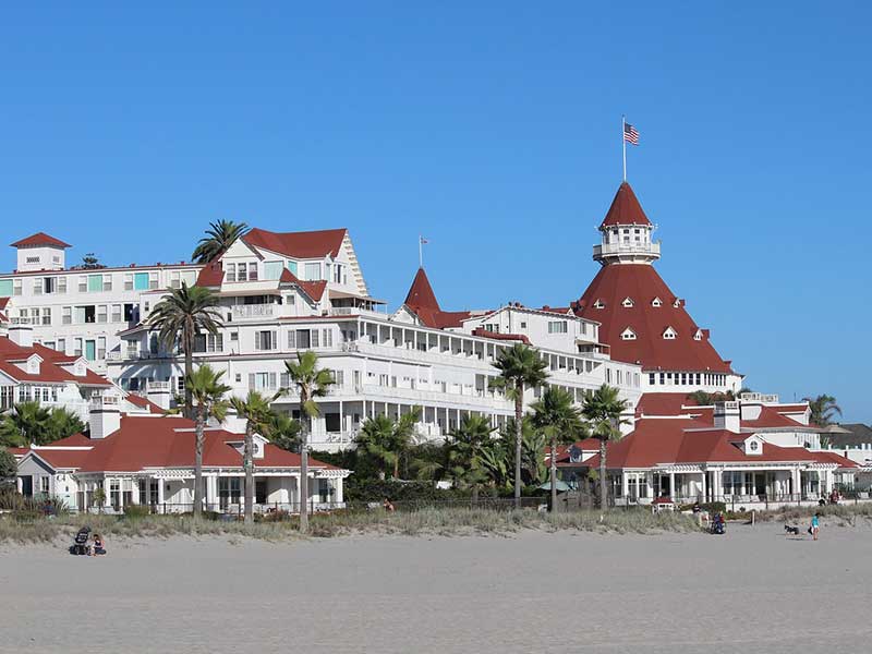 San Diego 3 Day Itinerary - Coronado Island - Hotel del Coronado