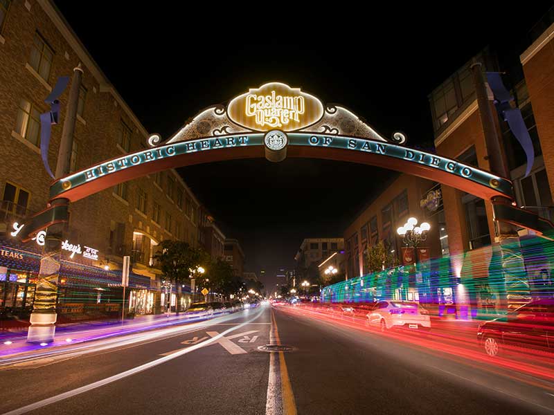 San Diego 3 Day Itinerary - Gaslamp Quarter