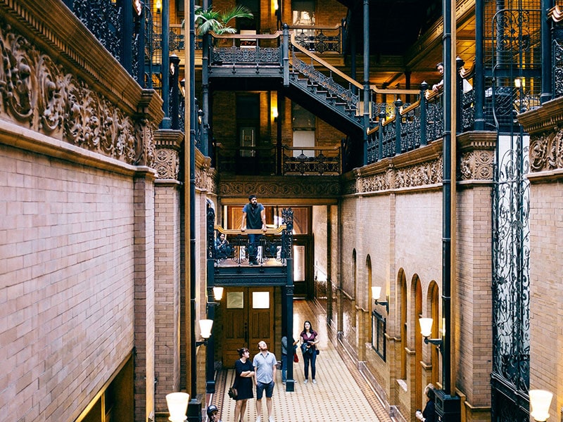 5 day Itinerary Los Angeles - Bradbury Building