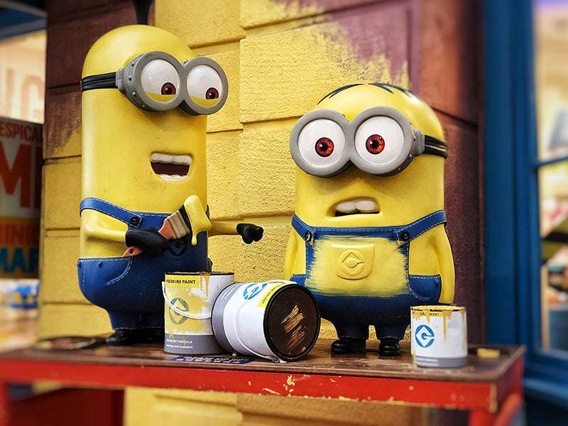 5 day Itinerary Los Angeles - Universal Studios Minion Land