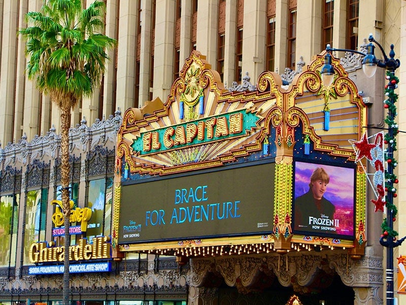 Los Angeles 7 Day Itinerary - El Capitan - Hollywood