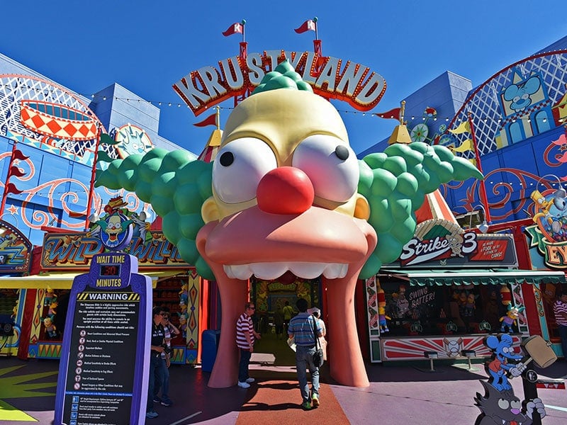 Los Angeles 7 Day Itinerary - Universal Studios Hollywood - Springfield