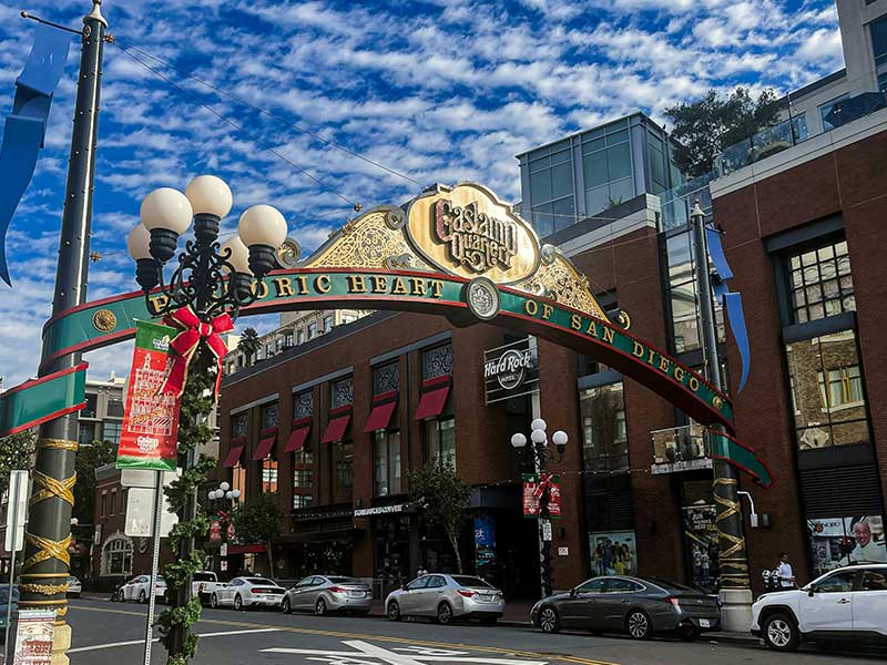 San Diego 2 Day Itinerary - Gaslamp Quarter