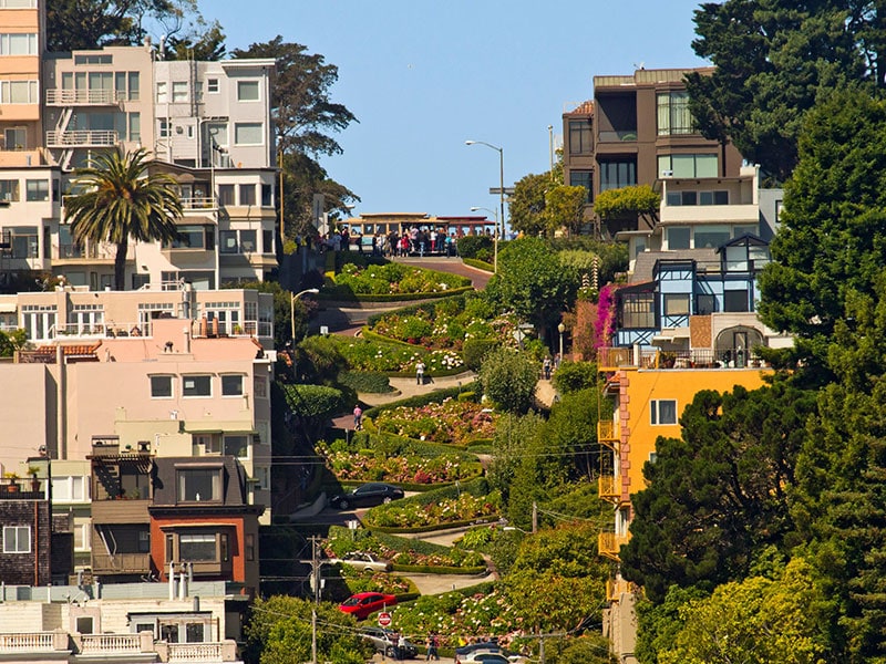 Plan Trip to San Francisco - Lombard St.